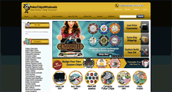 Desktop Screenshot of pokerchipswholesale.com